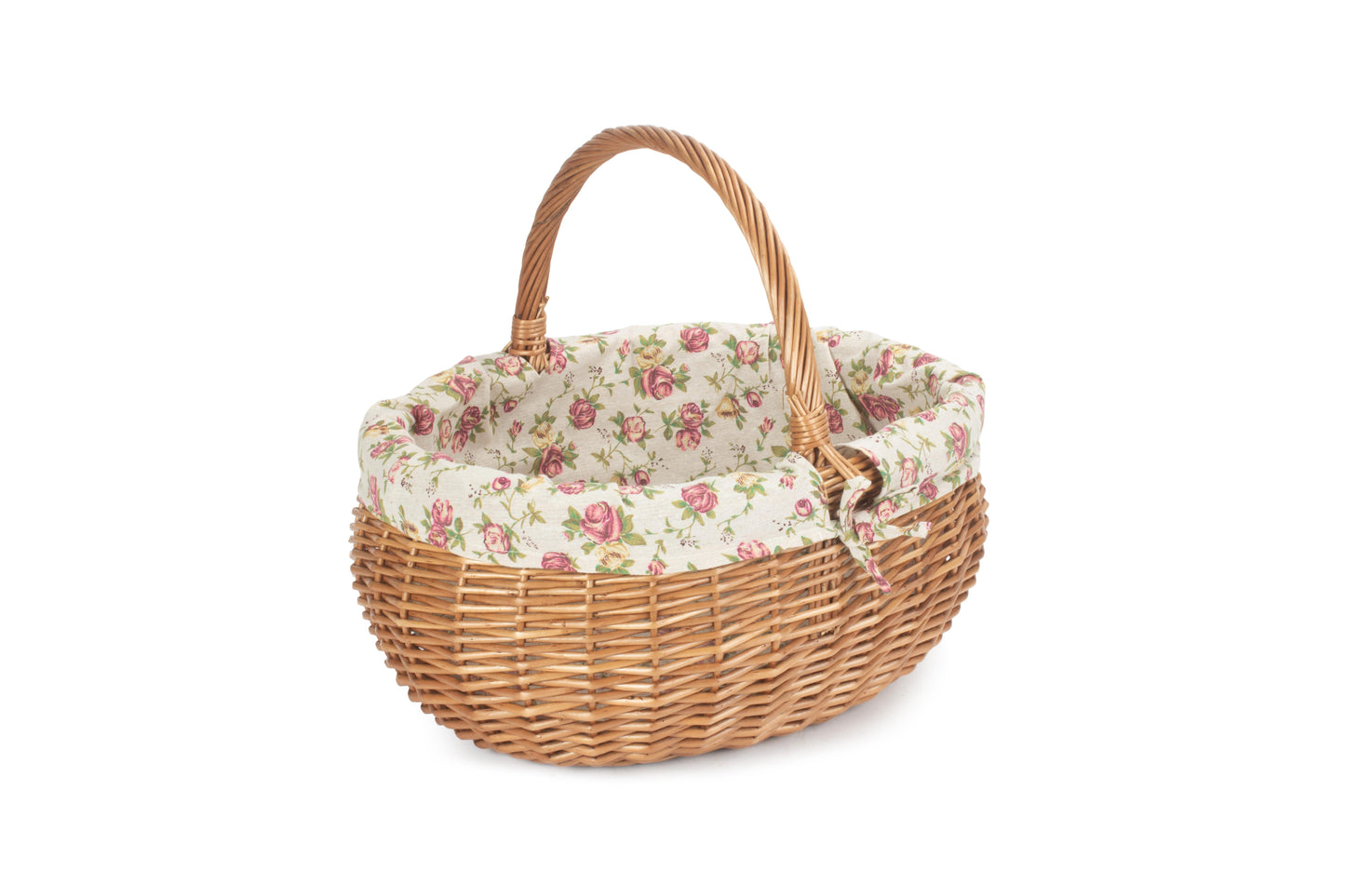 LARGE DELUXE SHOPPER with GARDEN ROSE LINING
