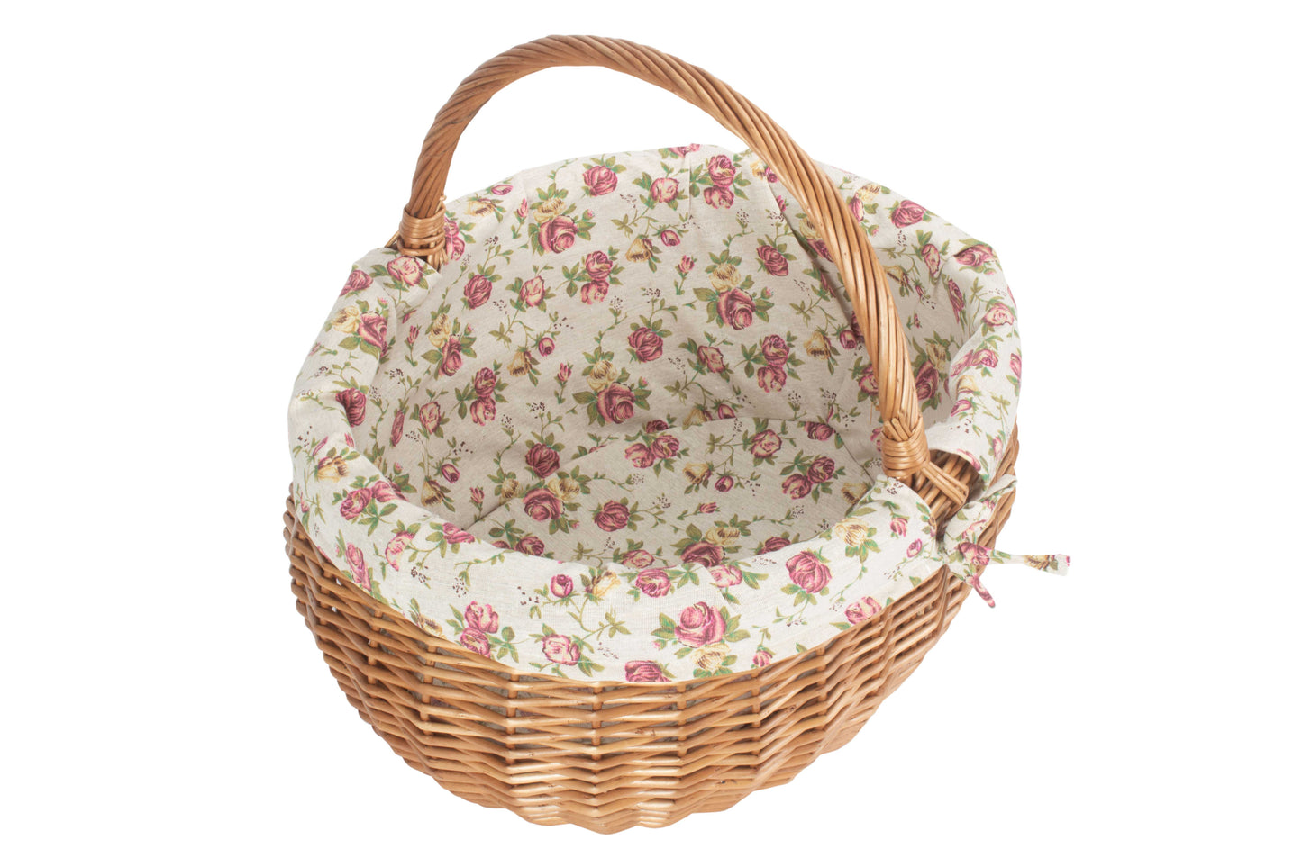 LARGE DELUXE SHOPPER with GARDEN ROSE LINING