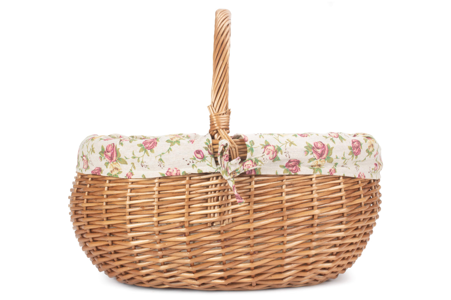 LARGE DELUXE SHOPPER with GARDEN ROSE LINING