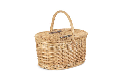 BUFF OVAL PICNIC BASKET