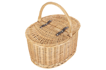 BUFF OVAL PICNIC BASKET