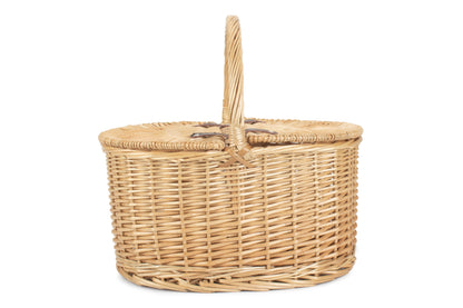 BUFF OVAL PICNIC BASKET