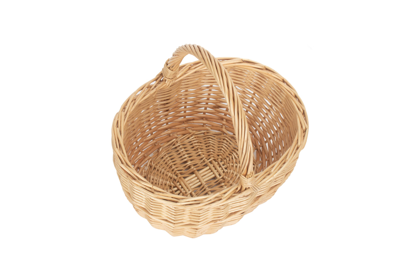 SMALL BUFF OVAL SHOPPER
