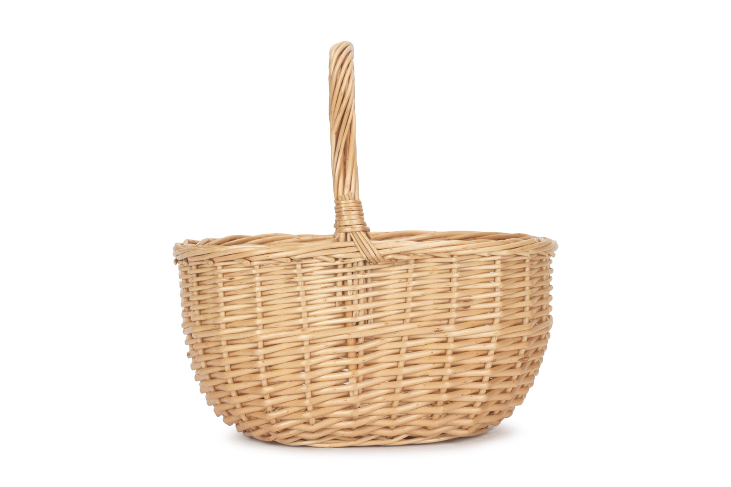SMALL BUFF OVAL SHOPPER