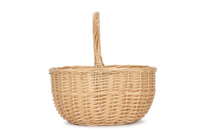 SMALL BUFF OVAL SHOPPER