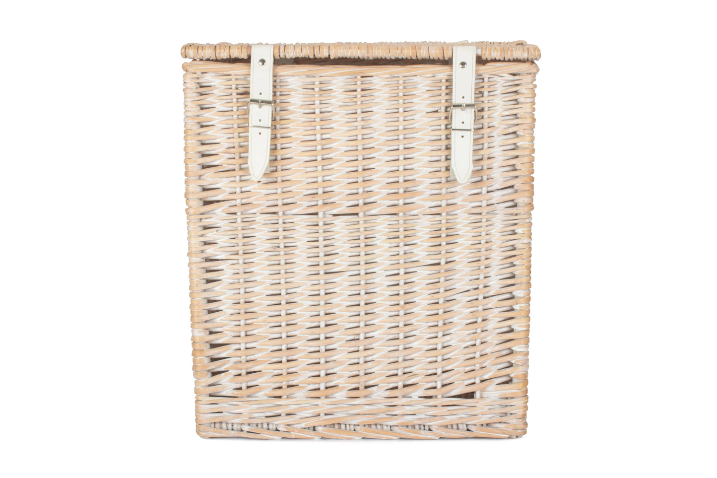 SIZE 1 - WHITE WASH VINTNER STORAGE HAMPER