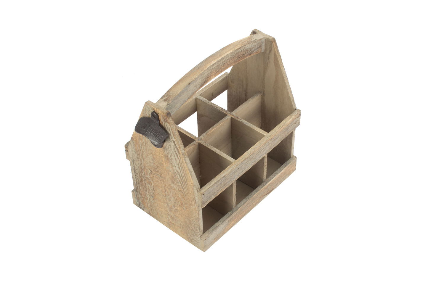 OAK EFFECT 6 BEER BOTTLE CARRIER