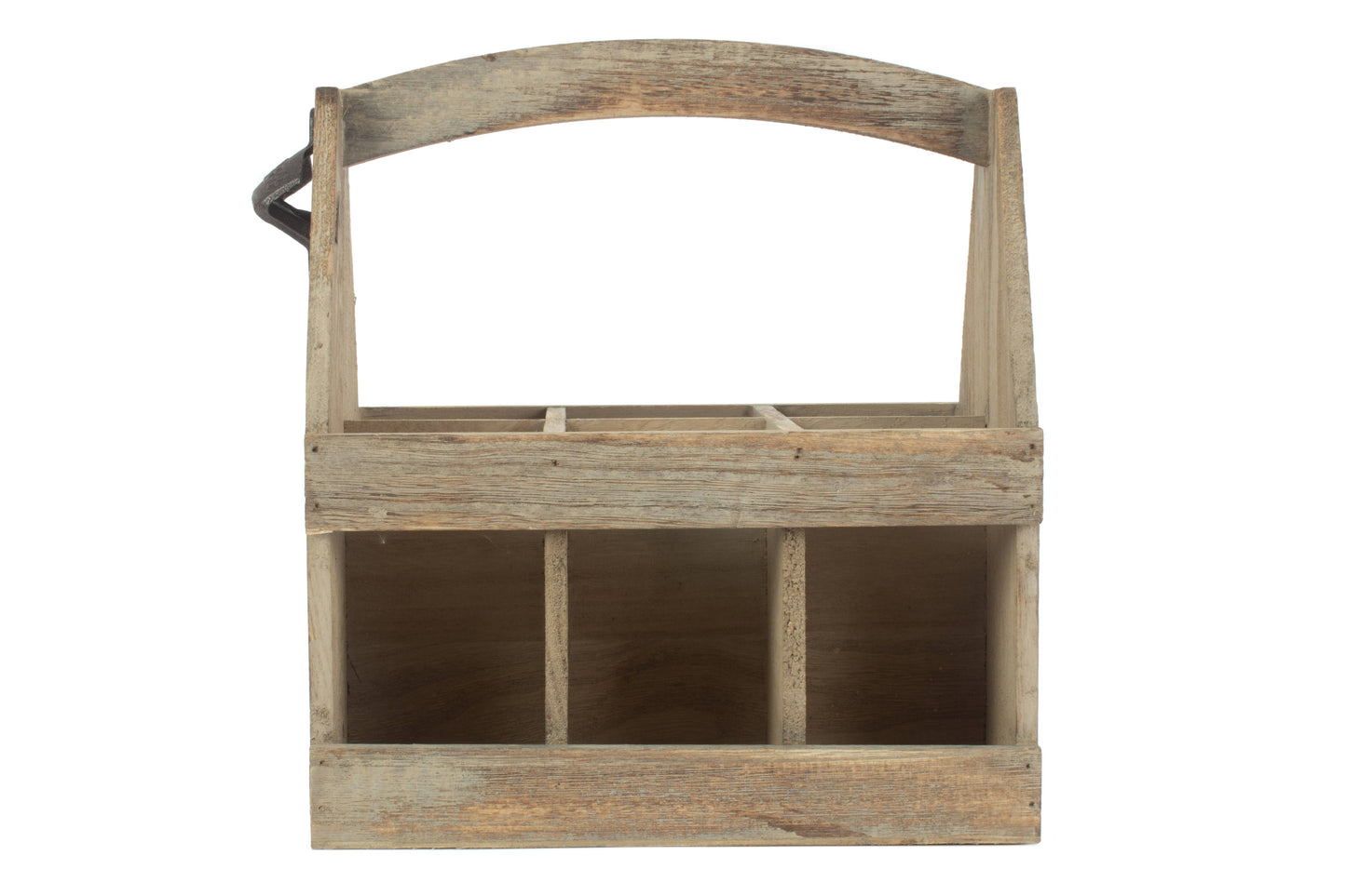 OAK EFFECT 6 BEER BOTTLE CARRIER