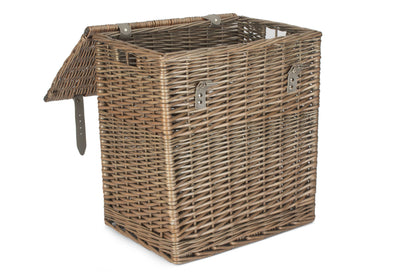 SIZE 1 - ANTIQUE WASH VINTNER STORAGE HAMPER