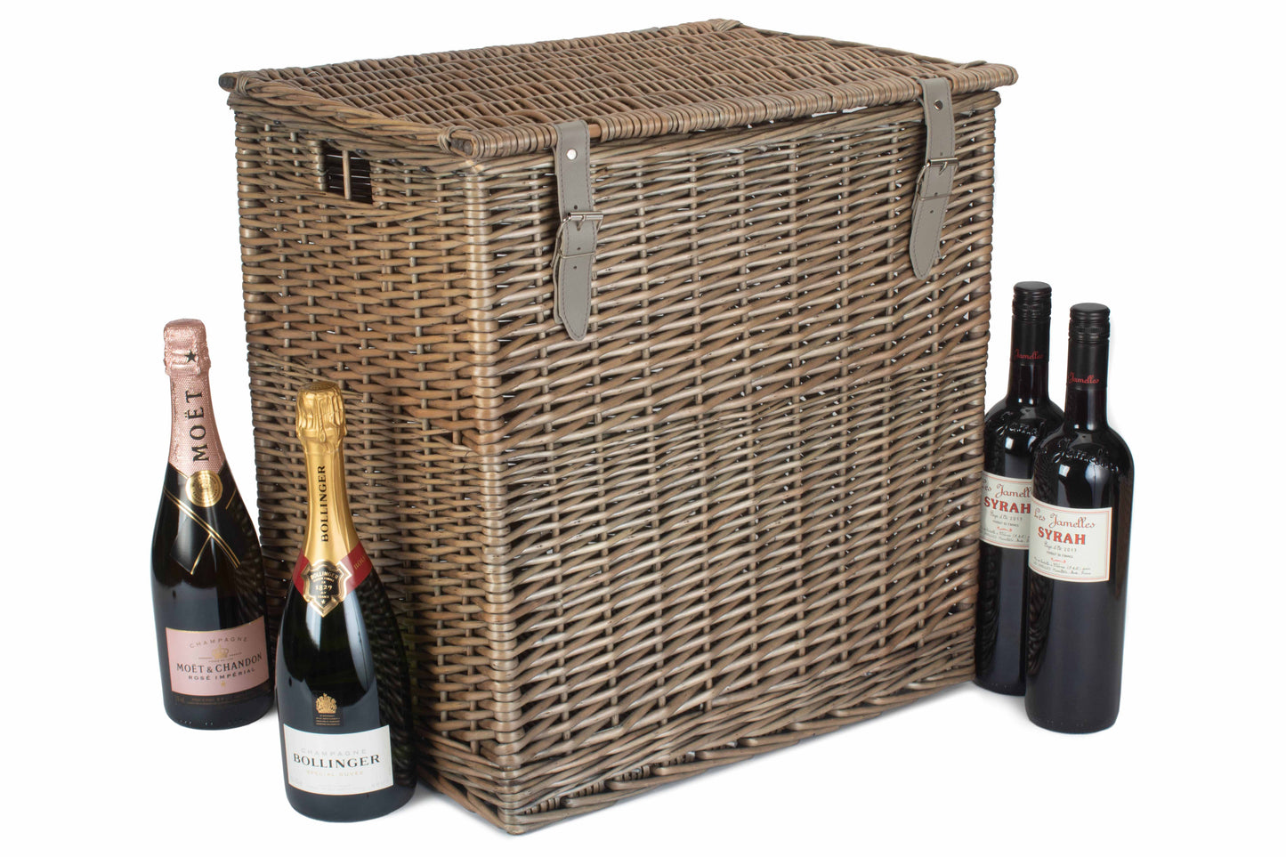SIZE 2 - ANTIQUE WASH VINTNER STORAGE HAMPER