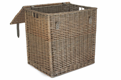 SIZE 2 - ANTIQUE WASH VINTNER STORAGE HAMPER