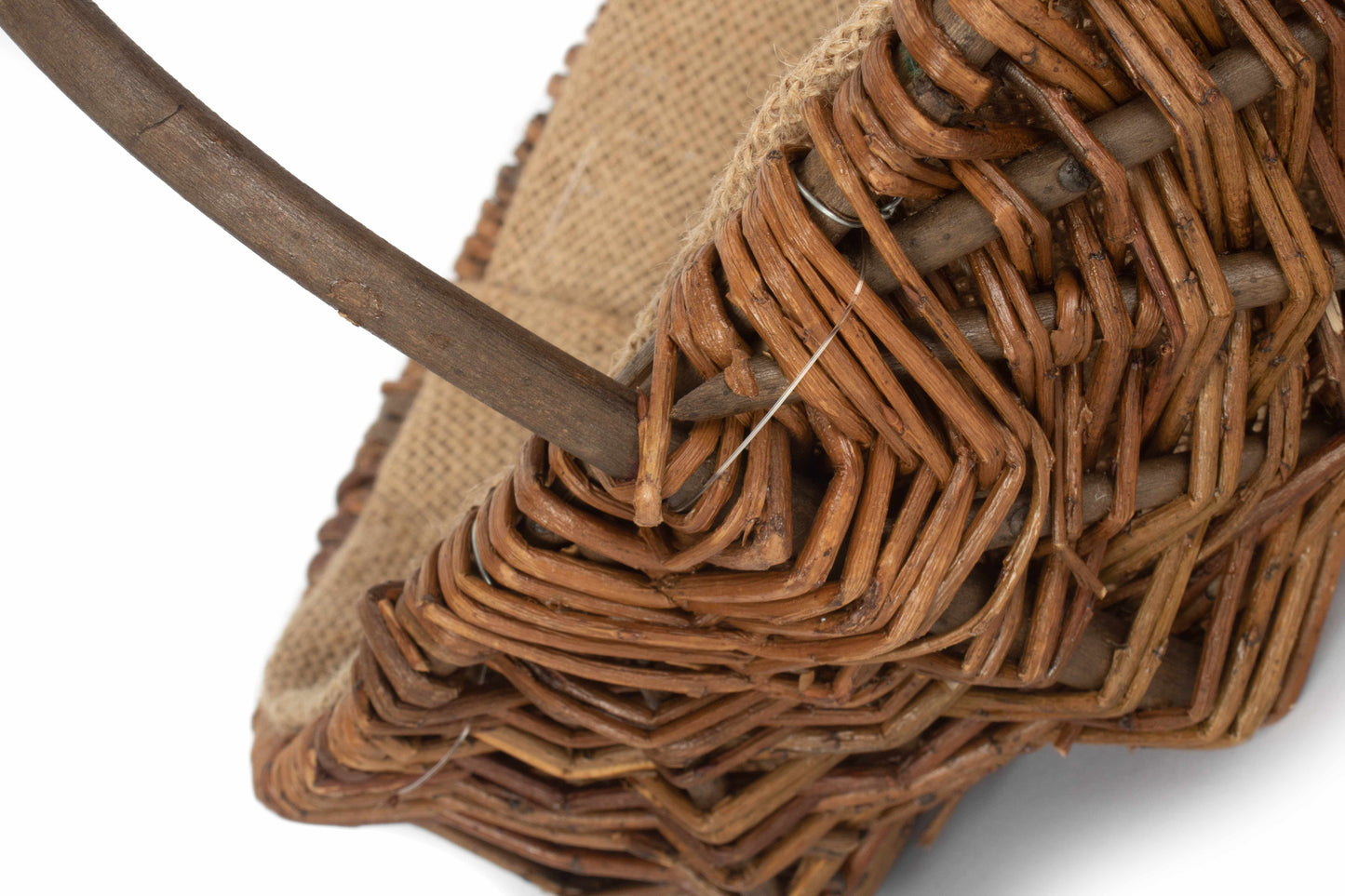 SMALL OVAL UNPEELED WILLOW GARDEN TRUG