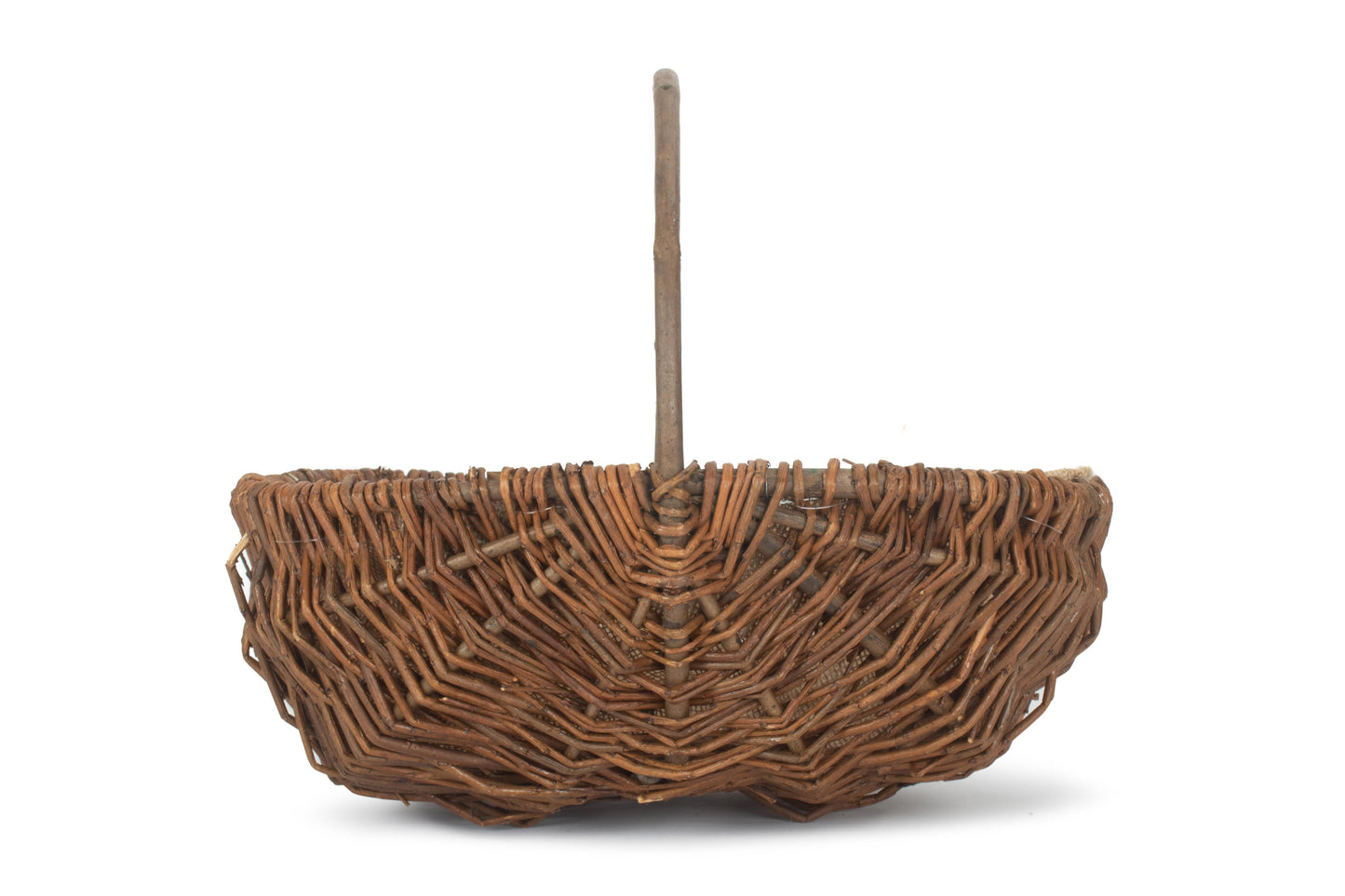MEDIUM OVAL UNPEELED WILLOW GARDEN TRUG