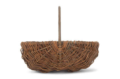 MEDIUM OVAL UNPEELED WILLOW GARDEN TRUG