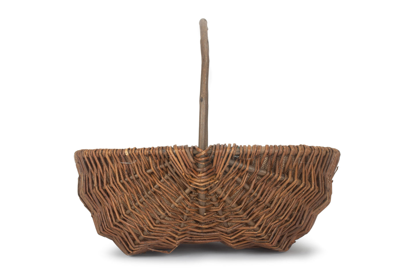 LARGE OVAL UNPEELED WILLOW GARDEN TRUG