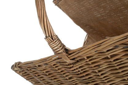 ANTIQUE WASH OPEN END BASKET