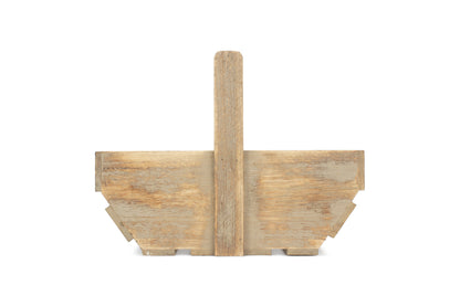 MEDIUM OAK EFFECT WOODEN TRUG