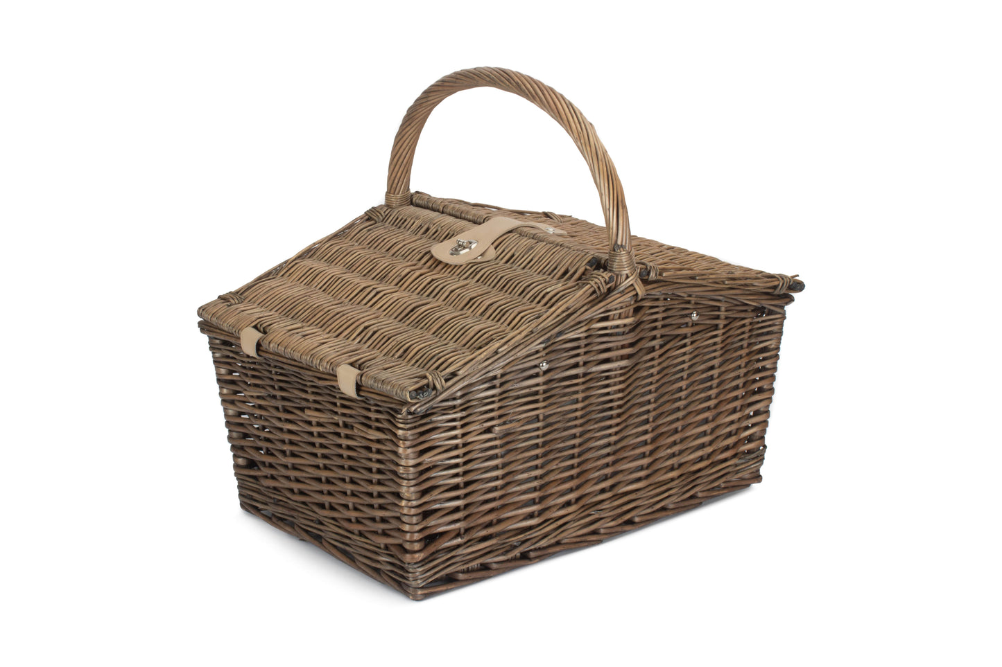DOUBLE LIDDED 4 PERSON PICNIC HAMPER