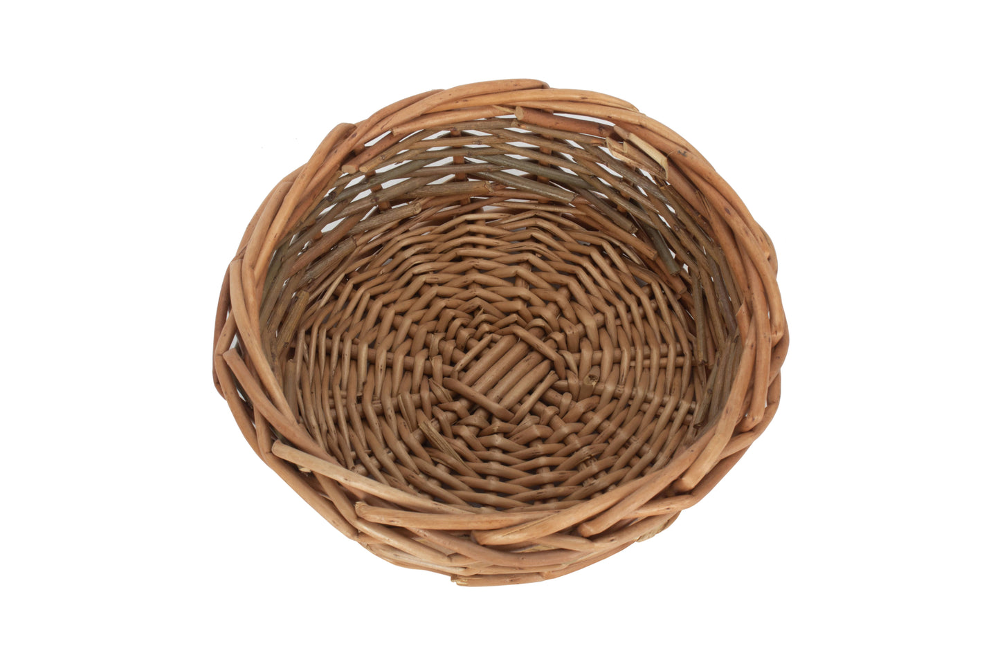 SMALL UNPEELED WILLOW ROUND TRAY