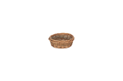 SMALL UNPEELED WILLOW ROUND TRAY