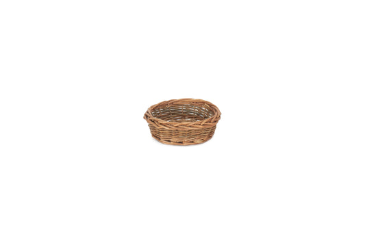 SMALL UNPEELED WILLOW ROUND TRAY