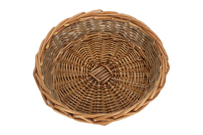 MEDIUM UNPEELED WILLOW ROUND TRAY