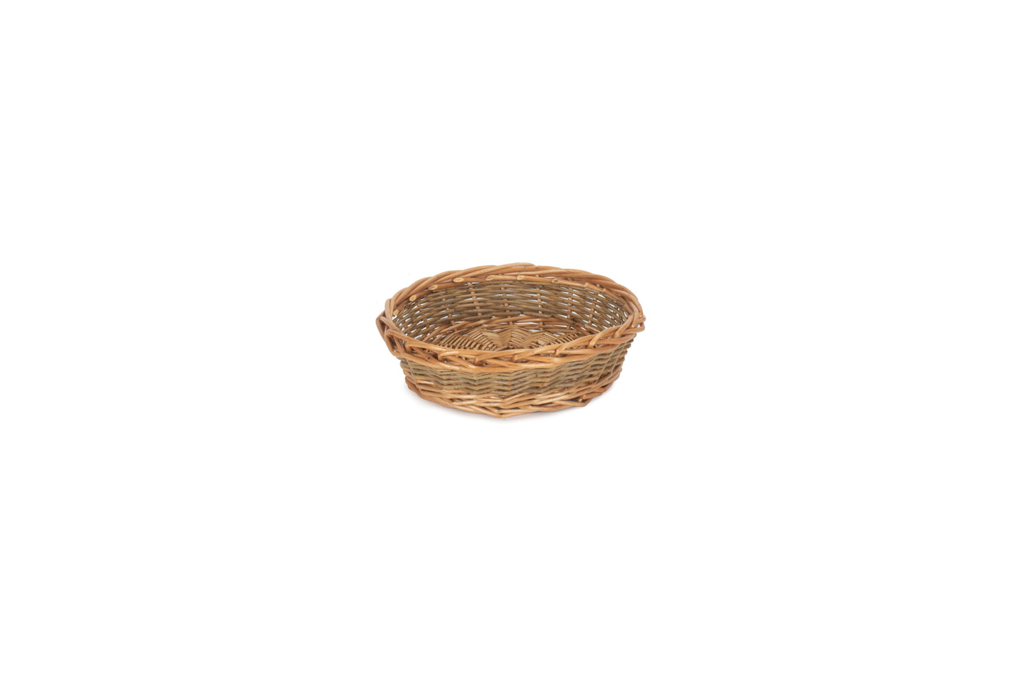 MEDIUM UNPEELED WILLOW ROUND TRAY