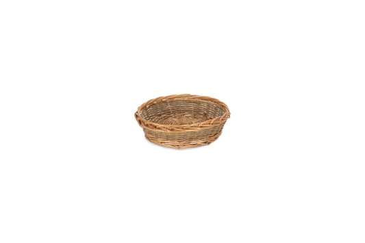 MEDIUM UNPEELED WILLOW ROUND TRAY