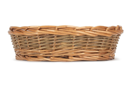 LARGE UNPEELED WILLOW ROUND TRAY