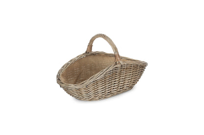 SMALL ANTIQUE WASH HARVESTING BASKET