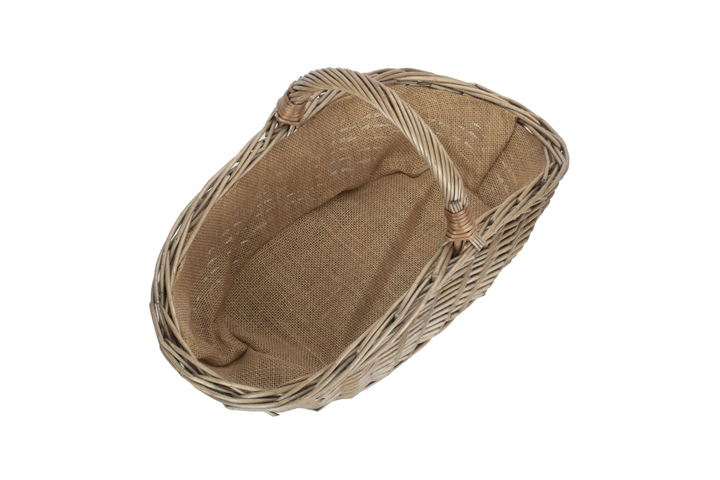 SMALL ANTIQUE WASH HARVESTING BASKET