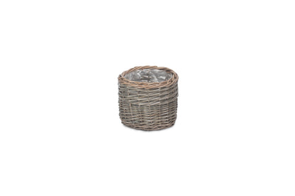SMALL ROUND ANTIQUE WASH PLANTER