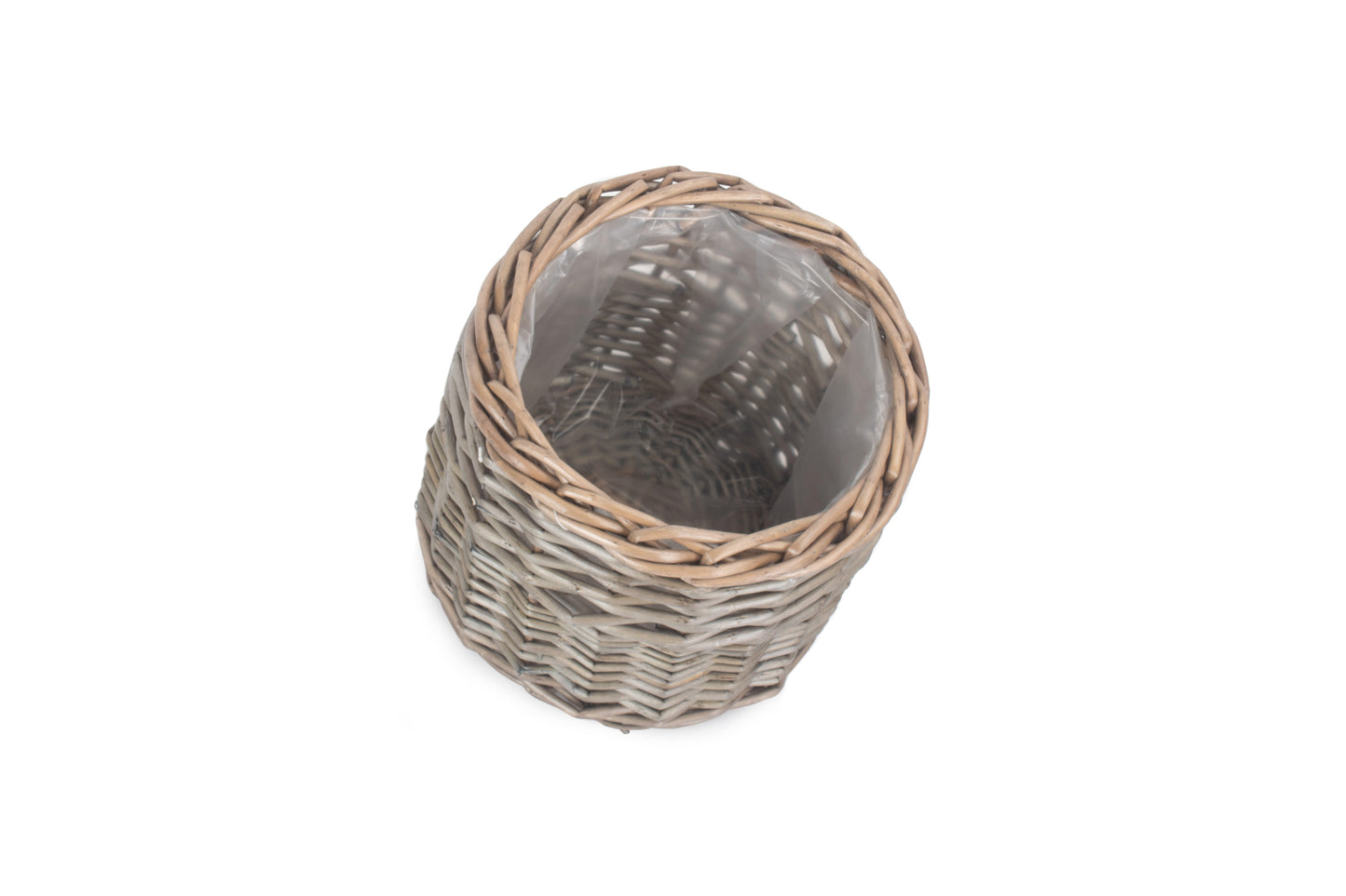 SMALL ROUND ANTIQUE WASH PLANTER