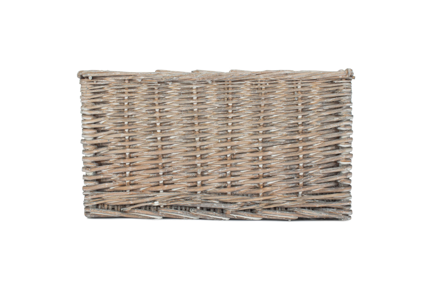 SMALL GREY WASH STORAGE BASKET - UNLINED