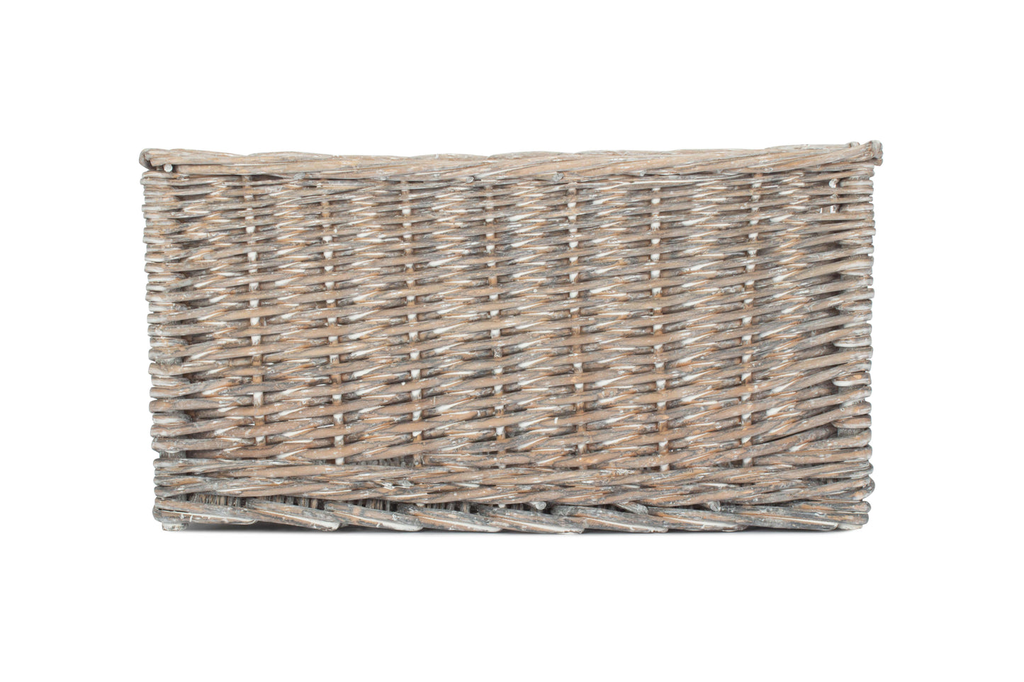 MEDIUM GREY WASH STORAGE BASKET - UNLINED