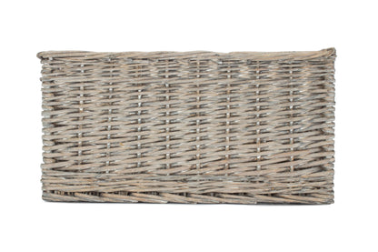 EXTRA LARGE GREY WASH STORAGE BASKET - UNLINED